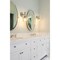 Z-Lite Sutton Wall Sconce, 1-Light, 6 In.W x 7 In.L x 10.25 In.H, Brushed Nickel/Clear 7502-1S-BN - alternate 2